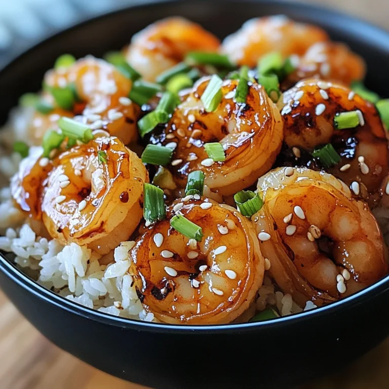 20 Minute Honey Garlic Shrimp & Rice Bowl