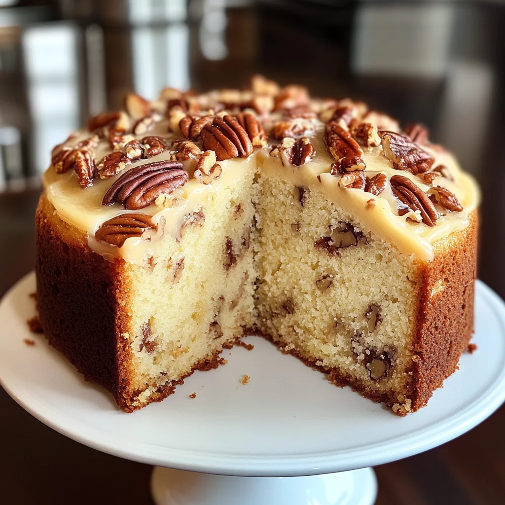 Butter Pecan Pound Cake