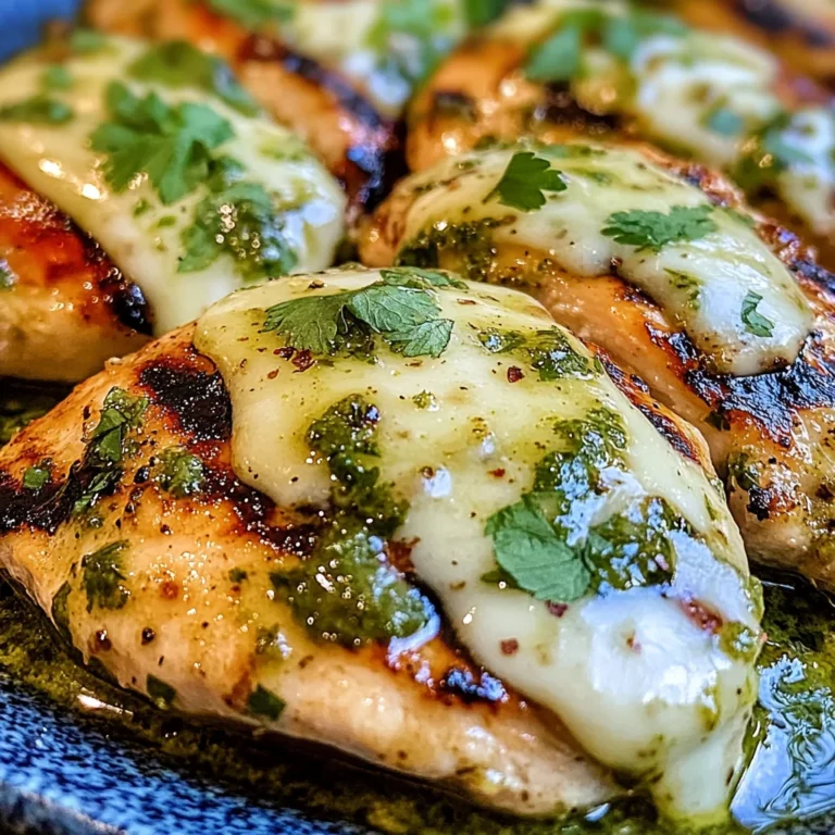 Grilled Salsa Verde Pepper Jack Chicken