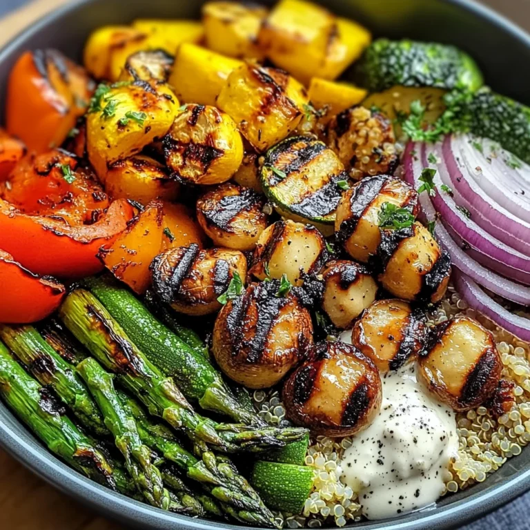 Grilled Veggie Bowl with Quinoa
