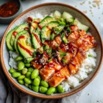 Honey Sriracha Salmon Bowls