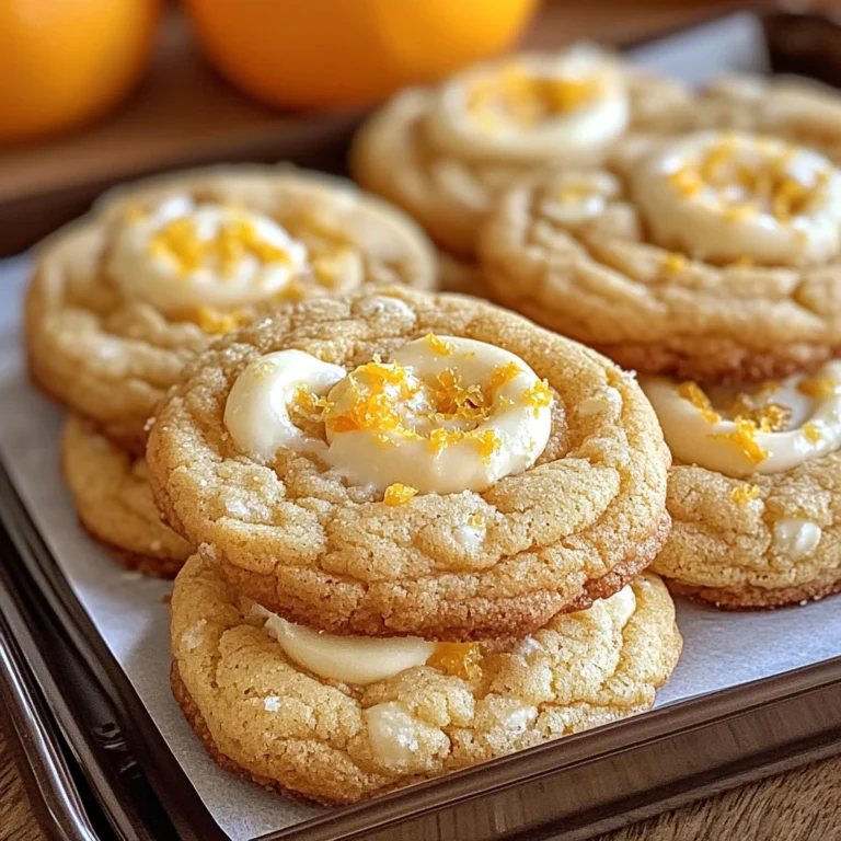 Orange Creamsicle Cookies