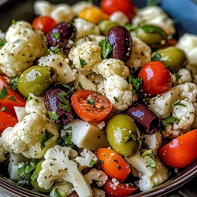 Sicilian Cauliflower Salad