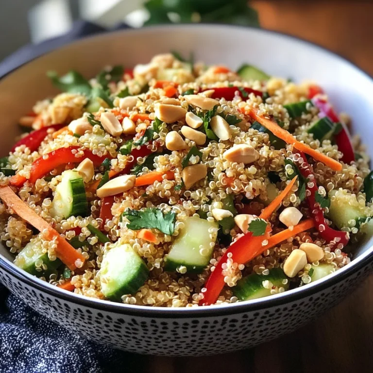 Thai Quinoa Crunch Salad: A Refreshing Healthy Delight!