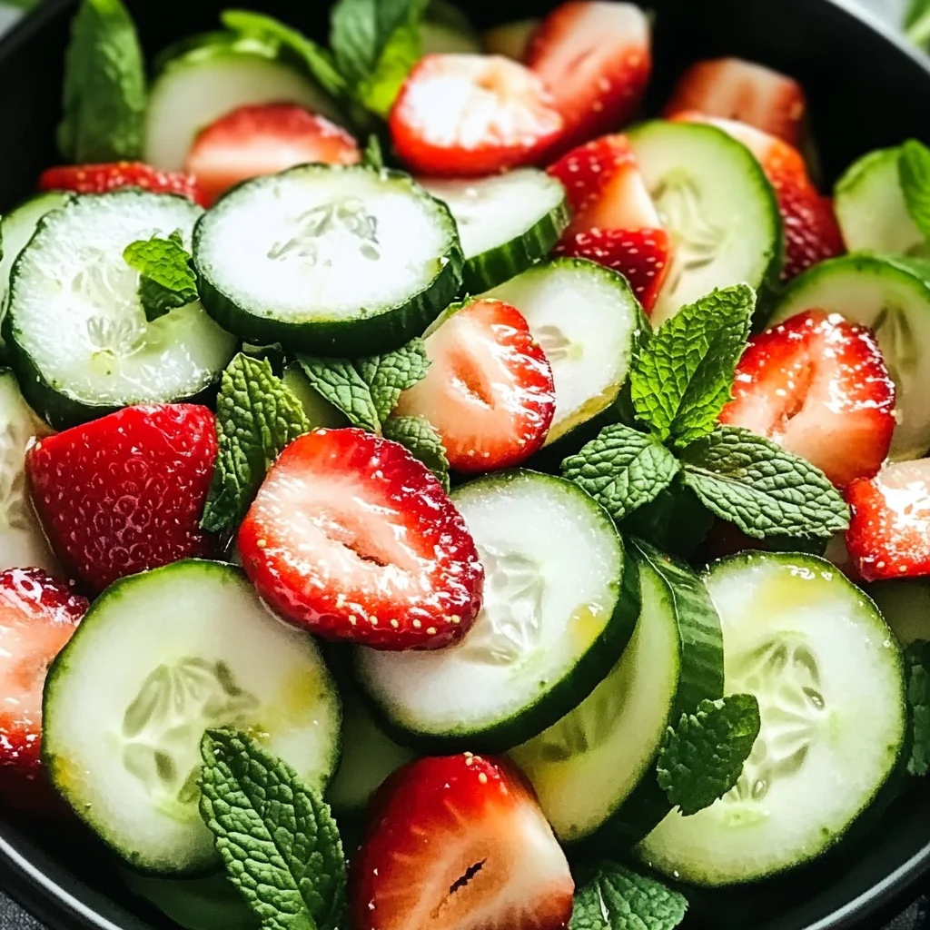 This Cucumber Strawberry Salad