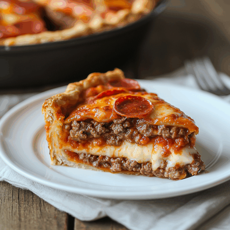 Pizza Burger Pie: A Delicious Twist on Classic Flavors