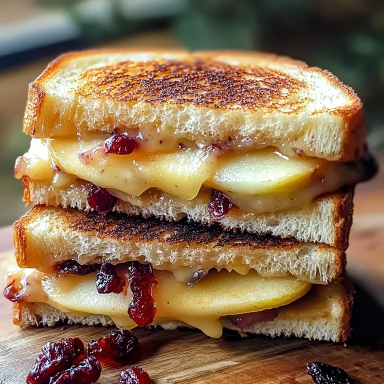 Apple and Cranberry Grilled Cheese