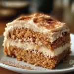 Applesauce Cake with Cinnamon Cream Cheese Frosting