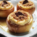 Cheesecake Stuffed Baked Apples