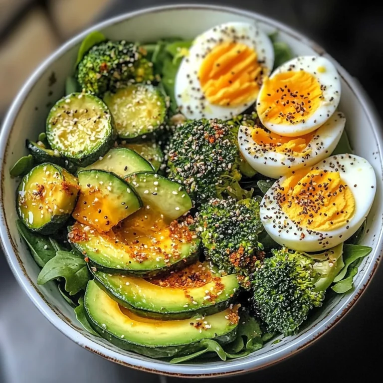 Jammy Egg Power Bowl with Roasted Veggies & Avocado