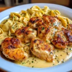 Velvety Cajun Chicken Tortellini with Three-Cheese Sauce